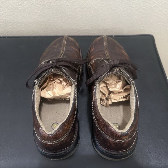 DR MARTENS 11232 BROWN LEATHER CASUAL OXFORD  3 EYELET SHOES SIZE UK10 EU45 - Picture 6 of 12